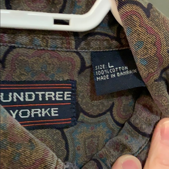 Paisley button down men’s size large - Picture 7 of 7